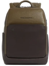 Рюкзак мужской Piquadro Urban CA6384UB00/VEGR хаки/серый натур.кожа Рюкзак мужской Piquadro Urban CA6384UB00/VEGR хаки/серый натур.кожа