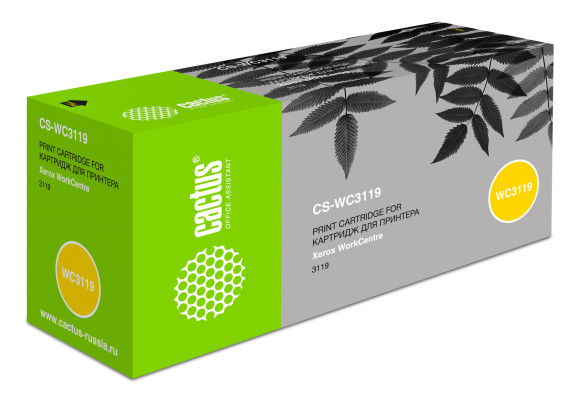 Картридж лазерный Cactus CS-WC3119 013R00625 черный (3000стр.) для Xerox WorkCentre 3119 Картридж лазерный Cactus CS-WC3119 013R00625 черный (3000стр.) для Xerox WorkCentre 3119