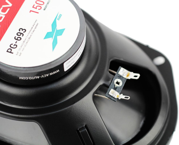 Колонки автомобильные ACV PG-693S 240Вт 88дБ 4Ом 15x23см (6x9дюйм) (ком.:2кол.) коаксиальные трехполосные Колонки автомобильные ACV PG-693S 240Вт 88дБ 4Ом 15x23см (6x9дюйм) (ком.:2кол.) коаксиальные трехполосные