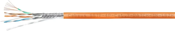 Кабель информационный Cabeus SFTP-4P-CAT.5E-SOLID-GY кат.5E SF/UTP 4 пары PVC внутренний 305м серый