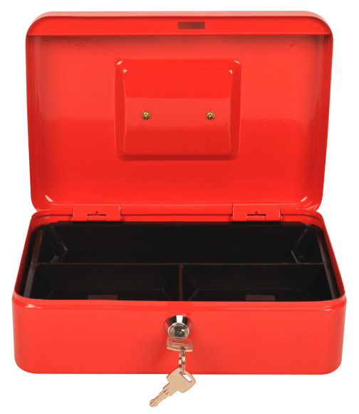 Ящик для денег без номинала Cactus CS-CB-003RD 90x250x180 красный сталь 1.367кг Ящик для денег без номинала Cactus CS-CB-003RD 90x250x180 красный сталь 1.367кг