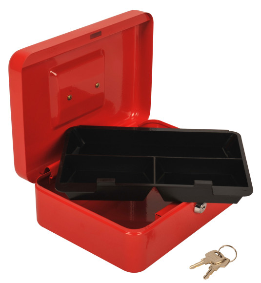 Ящик для денег без номинала Cactus CS-CB-003RD 90x250x180 красный сталь 1.367кг Ящик для денег без номинала Cactus CS-CB-003RD 90x250x180 красный сталь 1.367кг