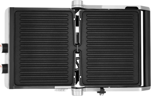 Электрогриль Hyundai HYG-4046 2200Вт черный/серебристый Электрогриль Hyundai HYG-4046 2200Вт черный/серебристый