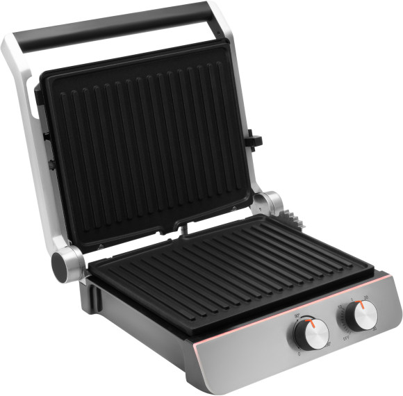 Электрогриль Hyundai HYG-4046 2200Вт черный/серебристый Электрогриль Hyundai HYG-4046 2200Вт черный/серебристый