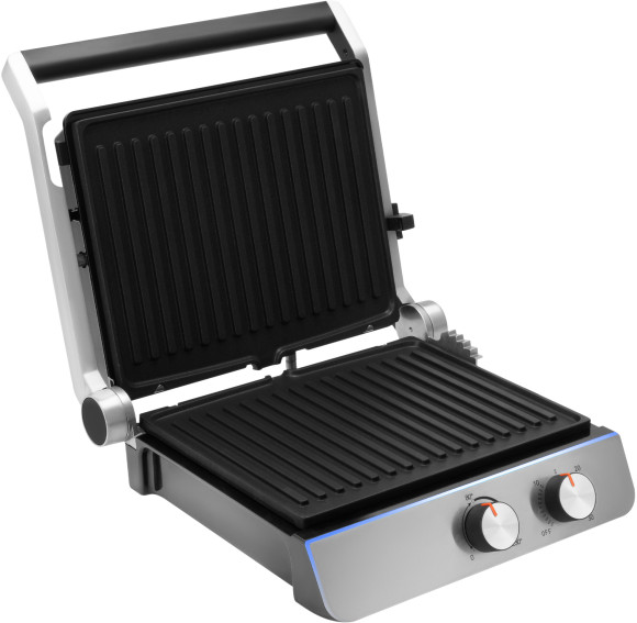 Электрогриль Hyundai HYG-4046 2200Вт черный/серебристый Электрогриль Hyundai HYG-4046 2200Вт черный/серебристый