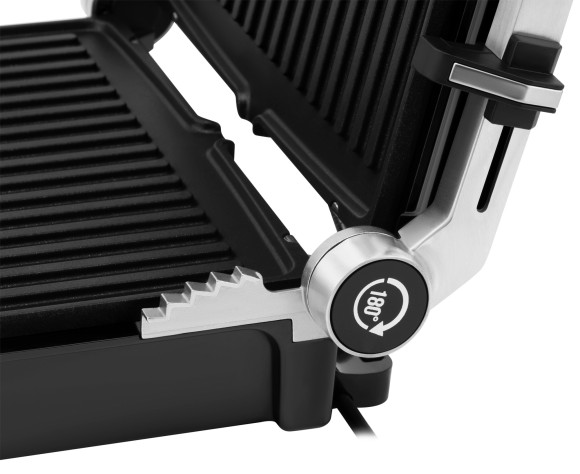 Электрогриль Hyundai HYG-4046 2200Вт черный/серебристый Электрогриль Hyundai HYG-4046 2200Вт черный/серебристый