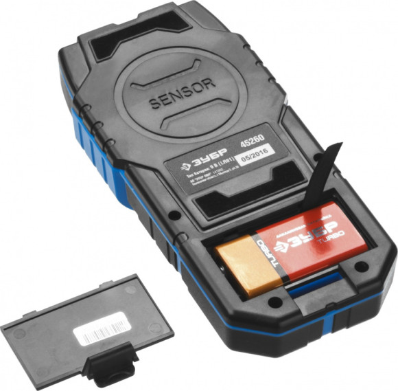 Детектор металла Зубр Профессионал DX-750 голубой/черный (45260) Детектор металла Зубр Профессионал DX-750 голубой/черный (45260)