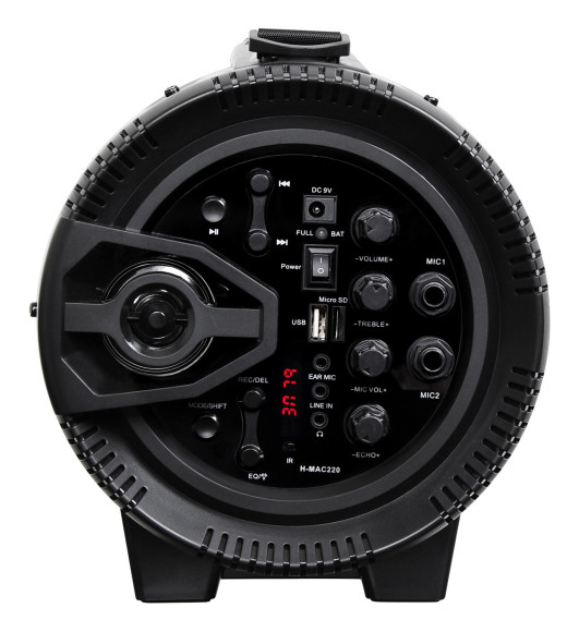 Минисистема Hyundai H-MAC220 черный 45Вт FM USB BT SD/MMC