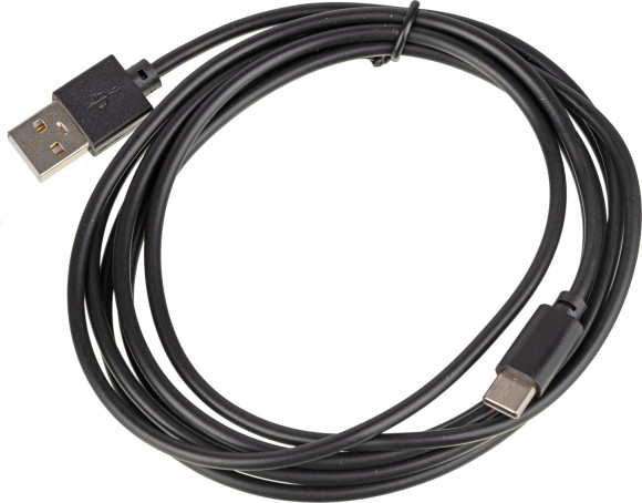 Кабель USB (m)-USB Type-C (m) 2м черный Кабель USB (m)-USB Type-C (m) 2м черный