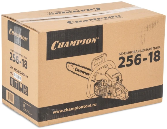 Бензопила Champion 256-18 2500Вт 3.4л.с. дл.шины:18" (45cm)