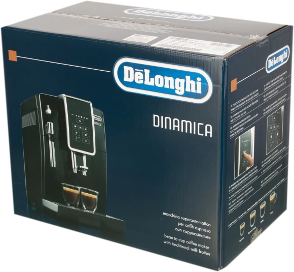 Кофемашина Delonghi Dinamica ECAM350.15.B 1450Вт черный