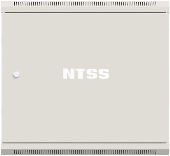 Шкаф коммутационный NTSS Премиум (NTSS-W12U6060FD) настенный 12U 570x600мм пер.дв.металл 60кг серый 500мм 27кг 220град. 635мм IP20 сталь