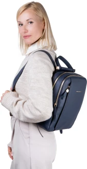 Рюкзак женский Piquadro Circle CA5566W92/BLU4 синий кожа