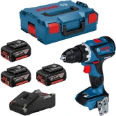 Дрель-шуруповерт Bosch GSR 18V-60C аккум. патрон:быстрозажимной (кейс в комплекте) (0615990L8E)