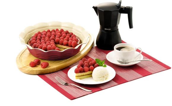 Кофеварка гейзерн. Rondell Kafferro RDS-499 0.3л алюминий темно-серый