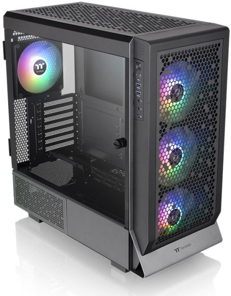 Корпус Thermaltake Ceres 500 TG ARGB черный без БП ATX 7x120mm 3x140mm 2xUSB3.0 audio bott PSU Корпус Thermaltake Ceres 500 TG ARGB черный без БП ATX 7x120mm 3x140mm 2xUSB3.0 audio bott PSU