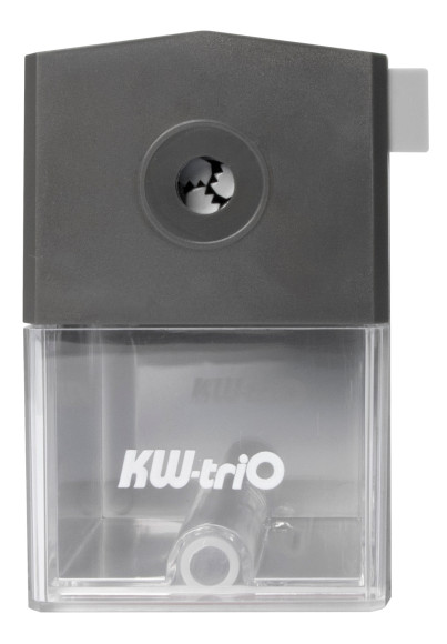 Точилка для карандашей механическая Kw-Trio 305Agr 1 отверстие пластик серый
