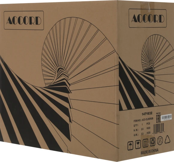 Корпус Accord ACC-CL295RGB черный без БП ATX 5x120mm 2xUSB2.0 1xUSB3.0 audio Корпус Accord ACC-CL295RGB черный без БП ATX 5x120mm 2xUSB2.0 1xUSB3.0 audio