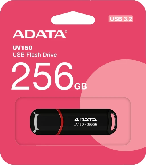 Флеш Диск A-Data 256Gb UV150 AUV150-256G-RBK USB3.0 черный Флеш Диск A-Data 256Gb UV150 AUV150-256G-RBK USB3.0 черный