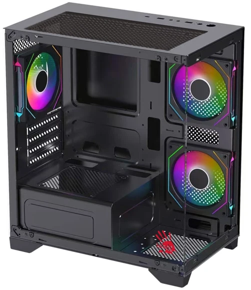 Корпус Bloody BD-CC103F белый без БП mATX 7x120mm 1xUSB2.0 1xUSB3.0 audio bott PSU