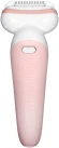 Эпилятор Braun SES9-030 скор.:2 насад.:3 от электр.сети от аккум. белый/розовый