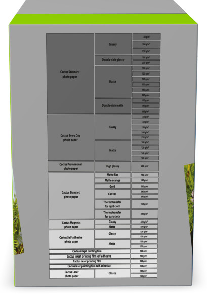 Фотобумага Cactus CS-GA6230500 A6/230г/м2/500л./белый глянцевое для струйной печати Фотобумага Cactus CS-GA6230500 A6/230г/м2/500л./белый глянцевое для струйной печати