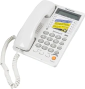 Телефон проводной Panasonic KX-TS2365RUW белый Телефон проводной Panasonic KX-TS2365RUW белый