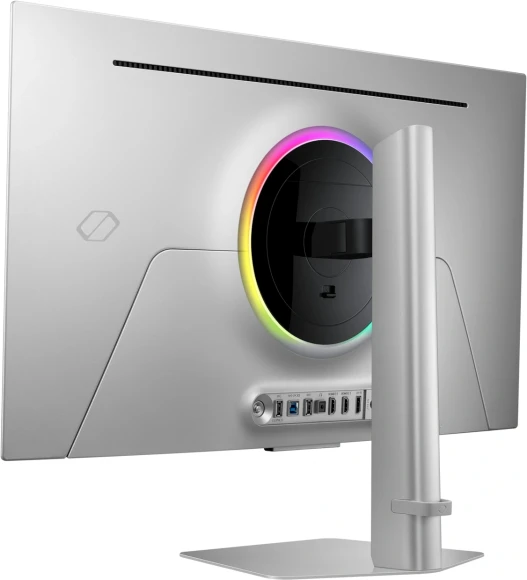 Монитор Samsung 32" Odyssey OLED G8 S32FG810SIXCI серебристый QD OLED LED 16:9 HDMI матовая HAS Piv 1000000:1 260cd 178гр/178гр 3840x2160 240Hz FreeSync Premium Pro DP 4K USB 8.4кг