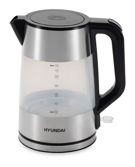 Чайник электрический Hyundai HYK-P4026 1.9л. 2200Вт черный корпус: пластик