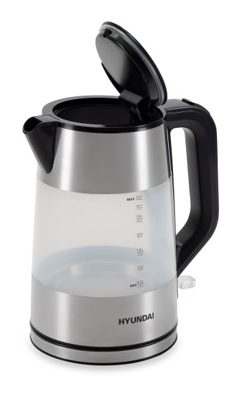 Чайник электрический Hyundai HYK-P4026 1.9л. 2200Вт черный корпус: пластик