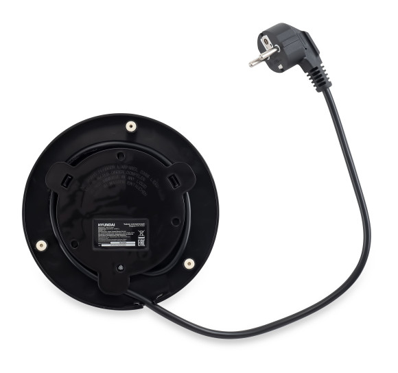 Чайник электрический Hyundai HYK-P4026 1.9л. 2200Вт черный корпус: пластик