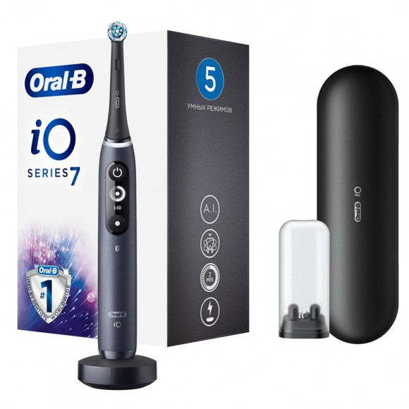 Зубная щетка электрическая Oral-B iO Series 7 Onyx черный Зубная щетка электрическая Oral-B iO Series 7 Onyx черный