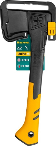 Топор Kraftool X7 малый черный/желтый (20660-07)