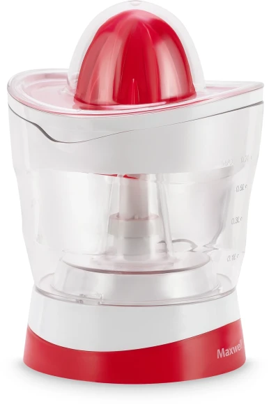 Соковыжималка цитрусовая Maxwell MW-1109 25Вт рез.сок.:700мл. белый/красный Соковыжималка цитрусовая Maxwell MW-1109 25Вт рез.сок.:700мл. белый/красный