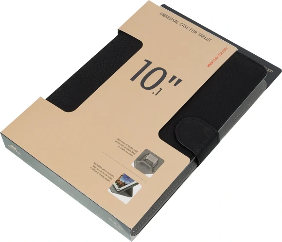 Универсальный чехол Riva для планшета 10.1" 3017 искусственная кожа черный (3017 BLACK)