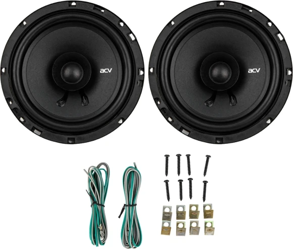 Колонки автомобильные ACV PD-651 BEATS (без решетки) 180Вт 88дБ 4Ом 16см (6.5дюйм) (ком.:2кол.) коаксиальные однополосные