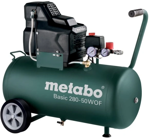 Компрессор поршневой Metabo Basic 280-50 W OF безмасляный 130л/мин 50л 1.7Вт зеленый Компрессор поршневой Metabo Basic 280-50 W OF безмасляный 130л/мин 50л 1.7Вт зеленый