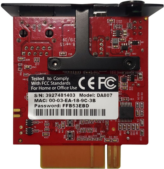 Адаптер SNMP Powercom DA807 1-port Internal NetAgent USB