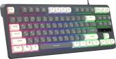Клавиатура Оклик 711G серый/белый USB Multimedia for gamer LED (1790385) кабель 1.5м Клавиатура Оклик 711G серый/белый USB Multimedia for gamer LED (1790385) кабель 1.5м