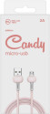 Кабель Redline Candy УТ000021986 USB (m)-micro USB (m) 1м розовый
