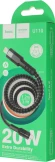 Кабель Hoco U110 iP PD USB Type-C (m)-Lightning (m) 1.2м черный коробка
