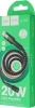 Кабель Hoco U110 iP PD USB Type-C (m)-Lightning (m) 1.2м черный коробка