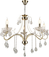 Люстра Hiper H221-3 потолоч. янтарный/золотистый