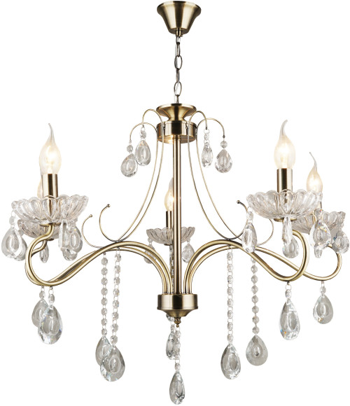 Люстра Hiper H221-3 потолоч. янтарный/золотистый