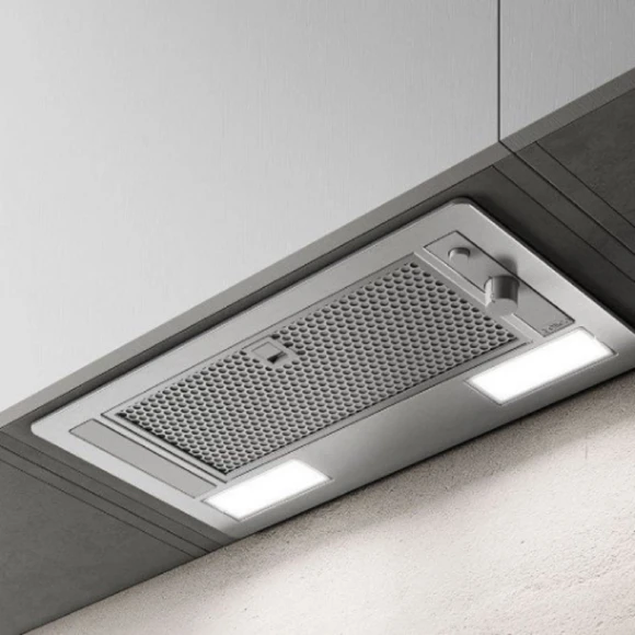 Вытяжка встраиваемая Elica Era S IX/A/52 нержавеющая сталь управление: поворотные переключатели (1 мотор) Вытяжка встраиваемая Elica Era S IX/A/52 нержавеющая сталь управление: поворотные переключатели (1 мотор)