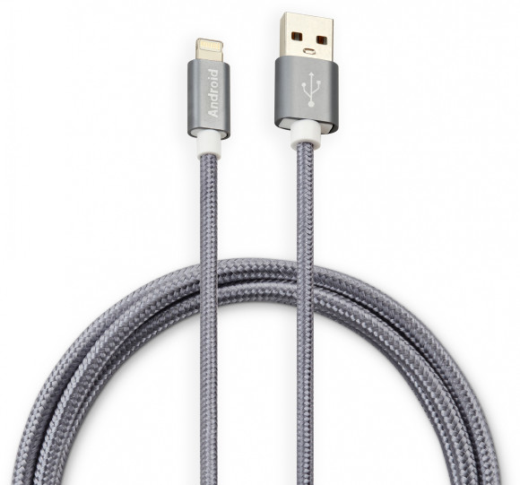 Кабель Buro BHP LGHT+MCR USB (m)-Lightning (m)/micro USB (m) 1м серый Кабель Buro BHP LGHT+MCR USB (m)-Lightning (m)/micro USB (m) 1м серый