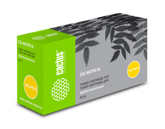 Картридж лазерный Cactus CS-WCPE16 113R00667 черный (3500стр.) для Xerox WorkCentre PE16 Картридж лазерный Cactus CS-WCPE16 113R00667 черный (3500стр.) для Xerox WorkCentre PE16