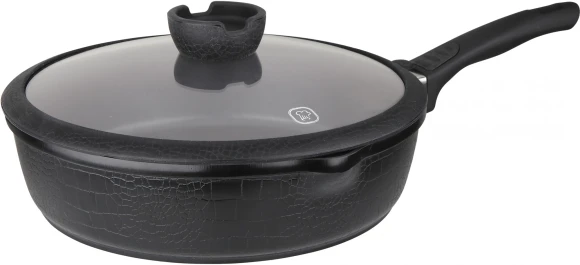 Сотейник Rondell Escurion RDA-871 4.0л. d=28см (с крышкой) черный