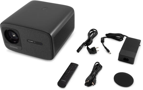 Проектор Digma DP-FHD800A LCD 12000Lm LS 800Lm ANSI (1920x1080) 3000:1 ресурс лампы:50000часов 2xUSB typeA 2xHDMI 4.1кг