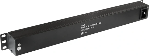 Блок распределения питания Lanmaster TWT-PDU19-16A9P-C20 гор.размещ. 9xSchuko базовые 16A C20 Блок распределения питания Lanmaster TWT-PDU19-16A9P-C20 гор.размещ. 9xSchuko базовые 16A C20